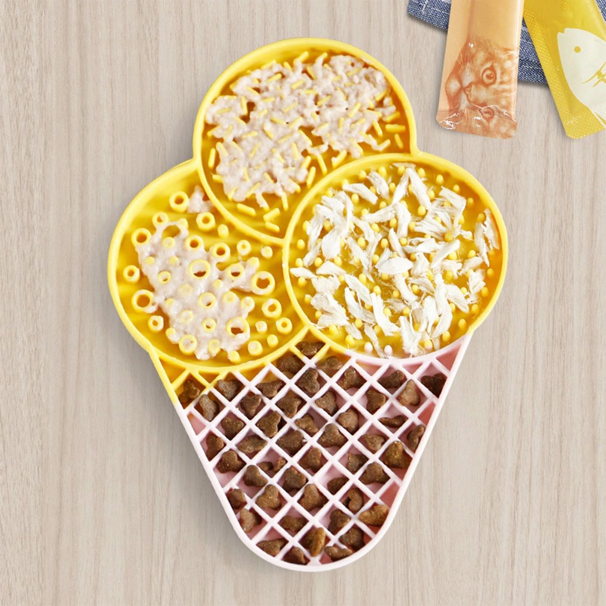 樂天商城 - 舐めるマット シリコン ペット用食器 犬&猫用 マット 早食い防止