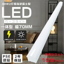 【お買い得品】10本セット トラフ型 天井直付型 LEDベースライト 逆富士照明LED2灯用 器具一体型 LED一体型 ベースライト 40W形2灯用 シーリング...