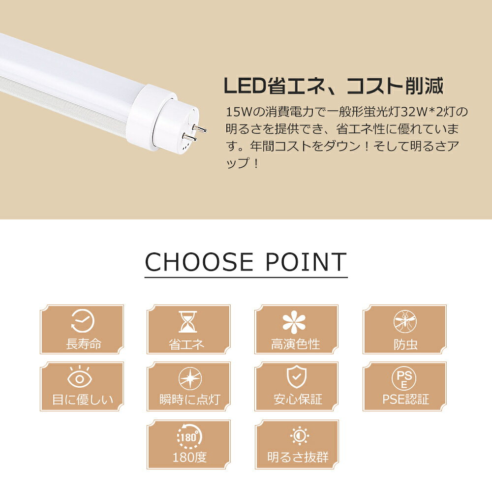 4本 工事不要 LED蛍光灯 直管 32W形 83cm 蛍光灯 LED直管蛍光灯 32W型 83cm 口金G1...