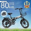 【型式認定済】FLYFISH 公道走行可能 20インチ 電動アシスト自転車 カゴ付 7段変速機 36V/14Ah 防犯登録 折り畳み自転車 折りたたみ式 折りた...