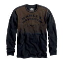 ≪特価品35%OFF≫【Harley-Davidson】 《K-NIT-L/S,CREW,SKULL クルーネックニット 96732-15VM》ハーレーダビッド...