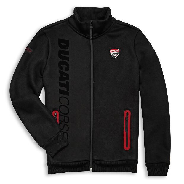 ≪特価品≫10％OFF【DUCATI】《Ducati Corse Track フリースジャケット 98770570》ドゥカティアパレル 正規品 フリース ジャケット Corse コルセ コルサ Sサイズ ブラック 特価品
