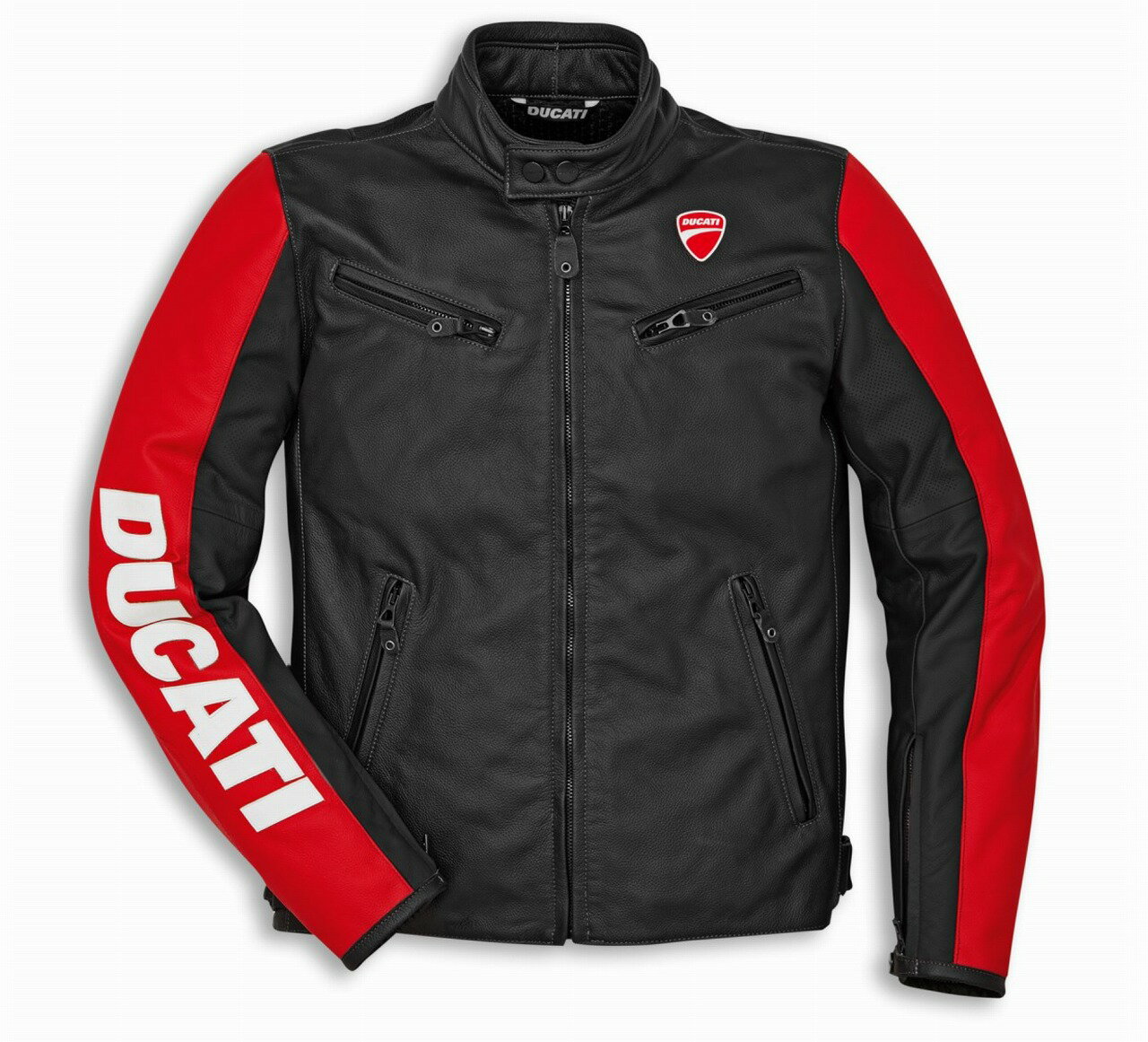 ≪特価品≫10％OFF【DUCATI】《Company C3 レザージャケット 9810705》ドゥカティアパレル 正規品 レザー ジャケット 牛革 ダイネーゼ ライディング Company プロテクター 52サイズ ブラック レッド