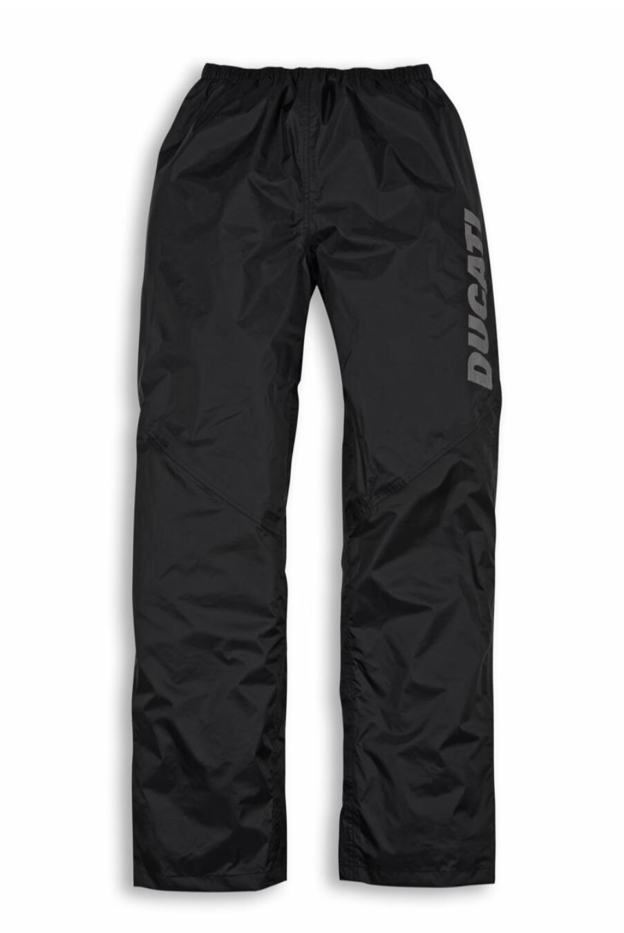 ★ニューモデル★【DUCATI】《Aqua 2.0 レインスーツパンツ 981092395》ドゥカティアパレル 正規品 レインスーツ パンツ 合羽 防水 防風 Lサイズ ブラック