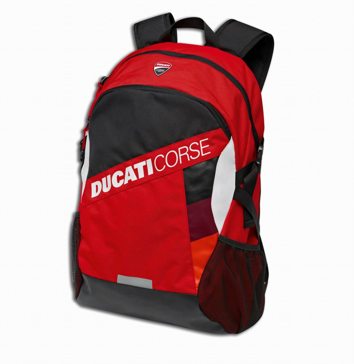 楽天バイクハウス阿部　楽天市場店【DUCATI】《Ducati Corse Sport デイパック 987705508》ドゥカティアパレル 正規品 ライディング Corse コルセ コルサ ディパック リュック ボディバッグ 大容量 ブラック レッド ホワイト