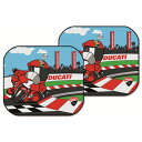 【DUCATI】《Ducati Corse Cartoon サンシェード(2個セット) 987694021》ドゥカティアパレル 正規品 用品 CARTOON サンシェード 日除け 車用 2個セット 小物 プレゼント