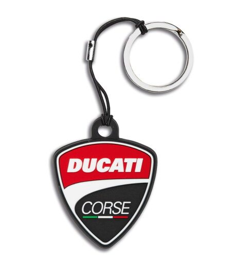 【DUCATI】《Ducati Corse Shield ラバー製キーリング 987704443》ドゥカティアパレル 正規品 Corse コルセ コルサ 用品 アクセサリー キーリング キーホルダー PVC プレゼント 【DUCATI】《Ducati Corse Shield ラバー製キーリング 987704443》ドゥカティアパレル 正規品 Corse コルセ コルサ 用品 アクセサリー キーリング キーホルダー PVC プレゼント