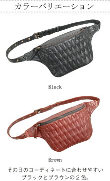【DEGNER】W-94A LEATHER QUILTING BODY BAG レザーキルティングボディバッグ