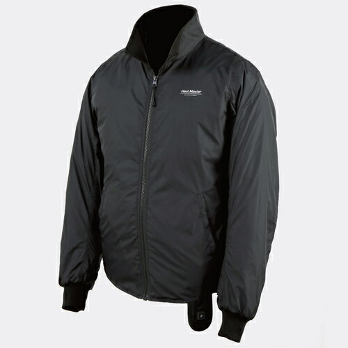 ≪特価品 20％OFF≫【Heat Master】《12V Heat Inner Jacket ヒートインナージャケット》ヒートマスター バイク アパレル ライディング 電熱 ヒートジャケット 12V 車載バッテリー使用 ヒートパネル6箇所 3段階温度調整 ワイヤレスリモコン 日本 ブラック