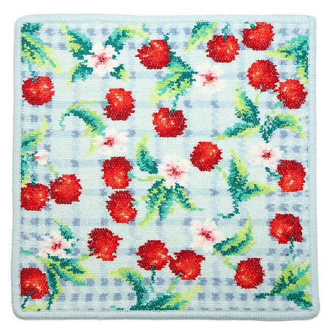 【新作】FEILER フェイラー Cherry Picnic 【25cm】 ハンカチ ハンドタオル チェリー さくらんぼ 【送料無料】