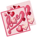 【限定柄】FEILER フェイラー In Love 【25cm】 ハンカチ ハンドタオル イン ラブ ハート ピンク 【送料無料】