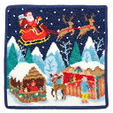 FEILER フェイラー 【シーズン限定柄】 WINTER 2024 【25cm】 ネイビー ハンカチ ハンドタオル Limited Edition クリスマス...