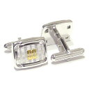 DAKS ダックス DC7016 カフス カフリンク メッキ シルバー系【RCP】