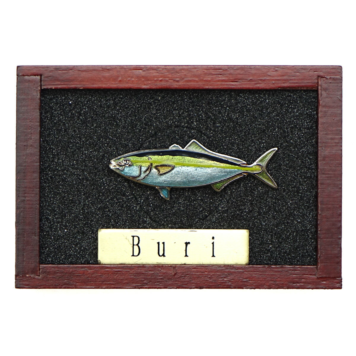 魚ピンズ ブリ 鰤 本七宝 ビンテージ フィッシュ ピンズ Vintage Fish Pin's 海水魚 ピンバッジ 釣り 【AZ】