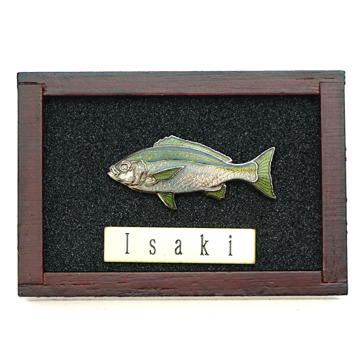 魚ピンズ イサキ 鶏魚 本七宝 ビンテージ フィッシュ ピンズ Vintage Fish Pin's 海水魚 ピンバッジ 釣り 【AZ】