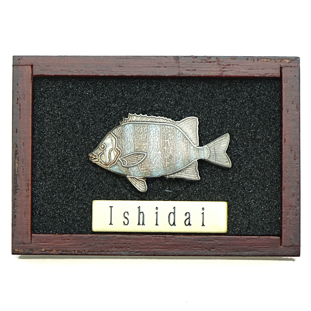 魚ピンズ イシダイ 石鯛 本七宝 ビンテージ フィッシュ ピンズ Vintage Fish Pin's 海水魚 ピンバッジ 釣り 【AZ】