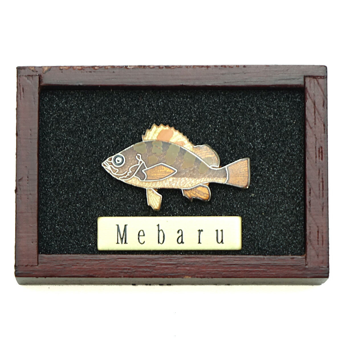魚ピンズ メバル 眼張 本七宝 ビンテージ フィッシュ ピンズ Vintage Fish Pin's 海水魚 ピンバッジ 釣り 【AZ】