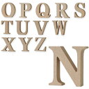 ALPHABET LETTER SERIES アルファベットレター 英字（大文字） N～Z ナチュラル オブジェ 【RCP】