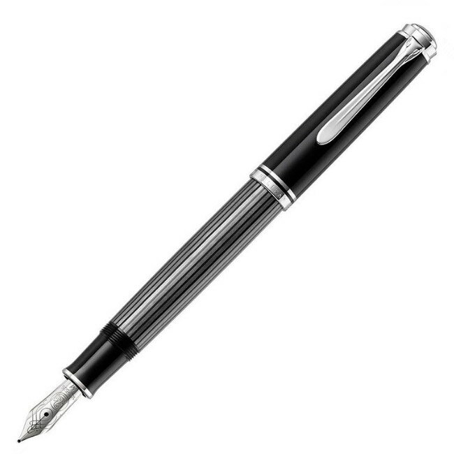 Pelikan Souveran万年筆 M405 黒縞 ブラックストライプ ペリカン スーベレーン