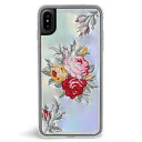 タイムセール!ZERO GRAVITY ゼログラビティ 【返品不可商品】iPhone X 対応 ケース BOUQUET EMBROIDERED 刺繍 クリア 花...