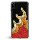 タイムセール!ZERO GRAVITY ゼログラビティ 【返品不可商品】iPhone X 対応 ケース BURN METALLIC APPLIQUE アップリケ...