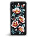タイムセール!ZERO GRAVITY ゼログラビティ 【返品不可商品】iPhone X 対応 ケース CAMELLIA EMBROIDERED 刺繍 クリア ...