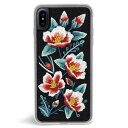 ZERO GRAVITY ゼログラビティ iPhone X 対応 ケース CAMELLIA EMBROIDERED 刺繍 クリア 花 フラワー【正規代理店品】【RCP】