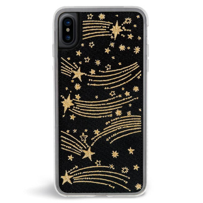 ZERO GRAVITY ゼログラビティ iPhone X 対応 ケース STARDUST EMBROIDERED 刺繍 クリア 星【正規代理店品】【メール便可】【RCP】