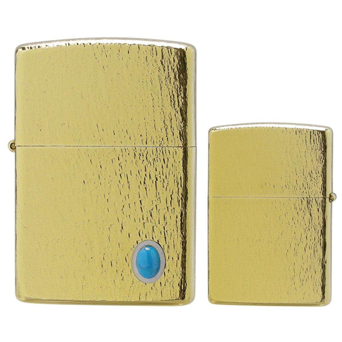 zippo ジッポ ジッポー Hammer Tone Turquoise Titanium Coating (G) チタンコーティング ゴールド ターコイズ zippoレギュラー 【名入れ不可商品】【RCP】