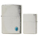 チタン・Zippo zippo ジッポ ジッポー Hammer Tone Turquoise Titanium Coating (S) チタンコーティング シルバー ターコイズ zippoレギュラー 【名入れ不可商品】【RCP】