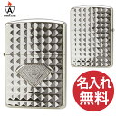 【名入れ無料】 zippo ジッポ ジッポー Miracle Diamond W W ホワイトニッケルダイヤモンド シルバー アーマーケース 【RCP】
