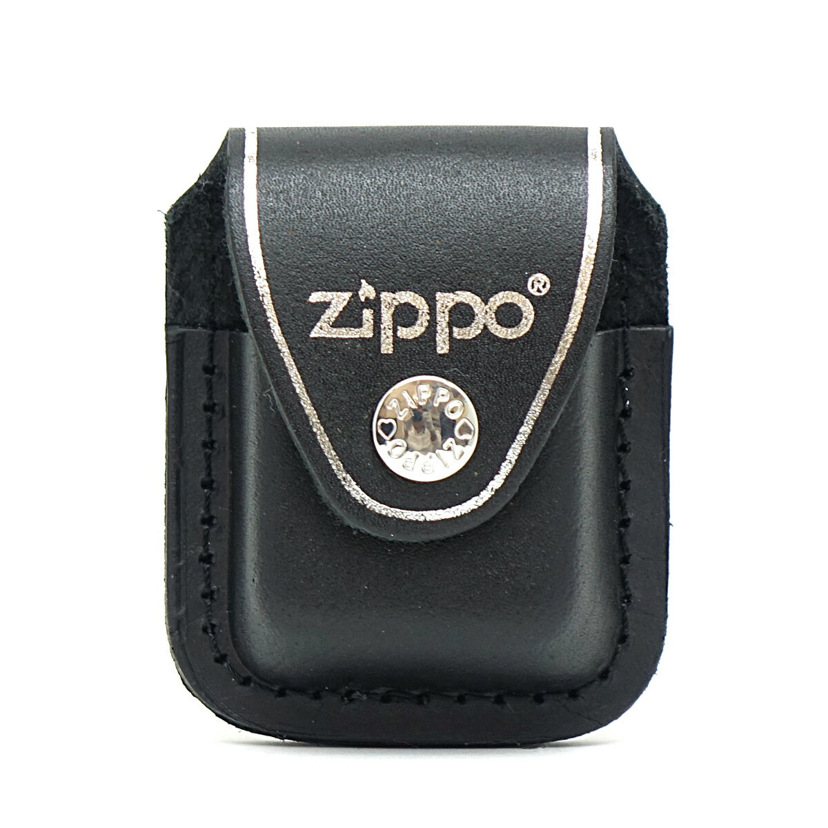 zippo ジッポ ジッポー ライターポーチ クリップ ブラック LPCBK クリップタイプ 革製 ジッポーポーチ ライターケース 【RCP】