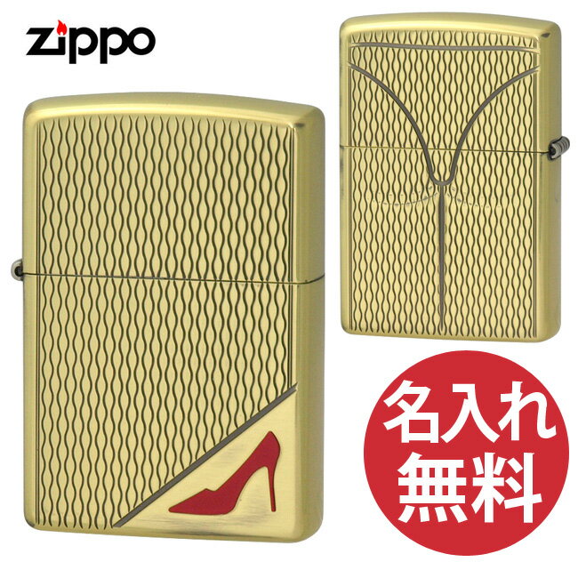 セクシーＺｉｐｐｏ 【名入れ無料】zippo ジッポ ジッポー RED High heel BO ブラス レッド ハイヒール セクシー zippoレギュラー【RCP】