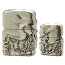 zippo ジッポ ジッポー SPECIAL SKULL WNB スペシャル スカル ホワイトニッケル フラットボトム ドクロ 骸骨 【名入れ不可商品】【RCP】