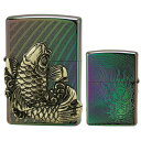 zippo ジッポ ジッポー 登竜門 TC(R) Br レインボーチタンコーティング ブラスイブシメタル貼り zippoレギュラー 昇鯉 竜 和柄 【名入れ不可...
