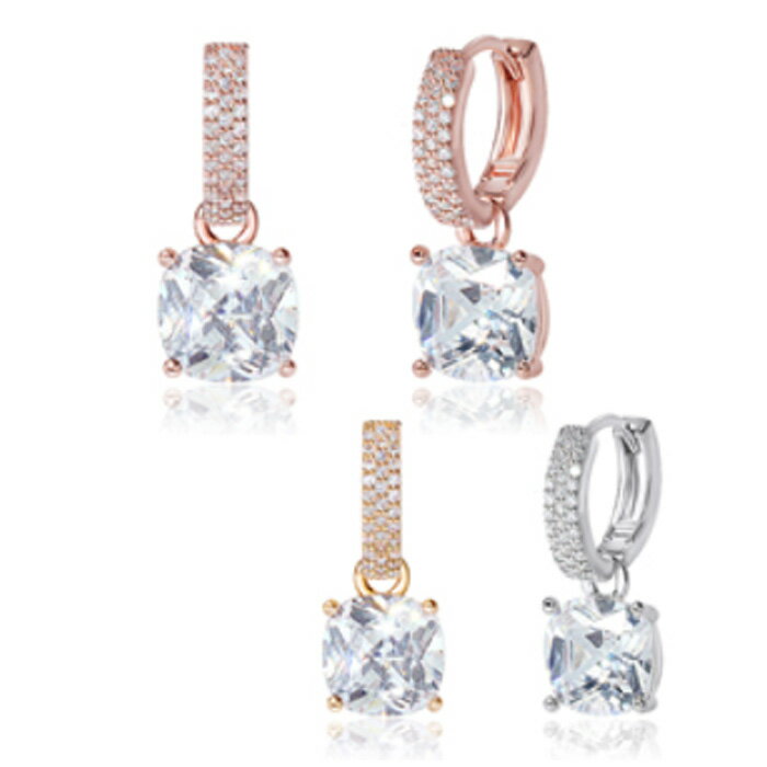 乐天商城 - 【当店大人気キラキラピアス14k】クリスタルワンタッチ　リングピアス