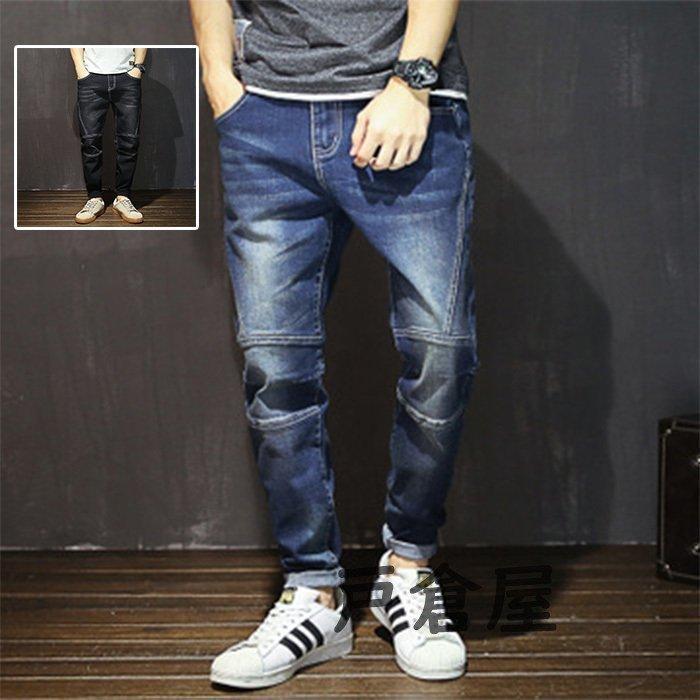 テーパードパンツジーンズズボンメンズジョガーパンツ九分丈ズボンカジュアルゆったり青年と少年大きい..