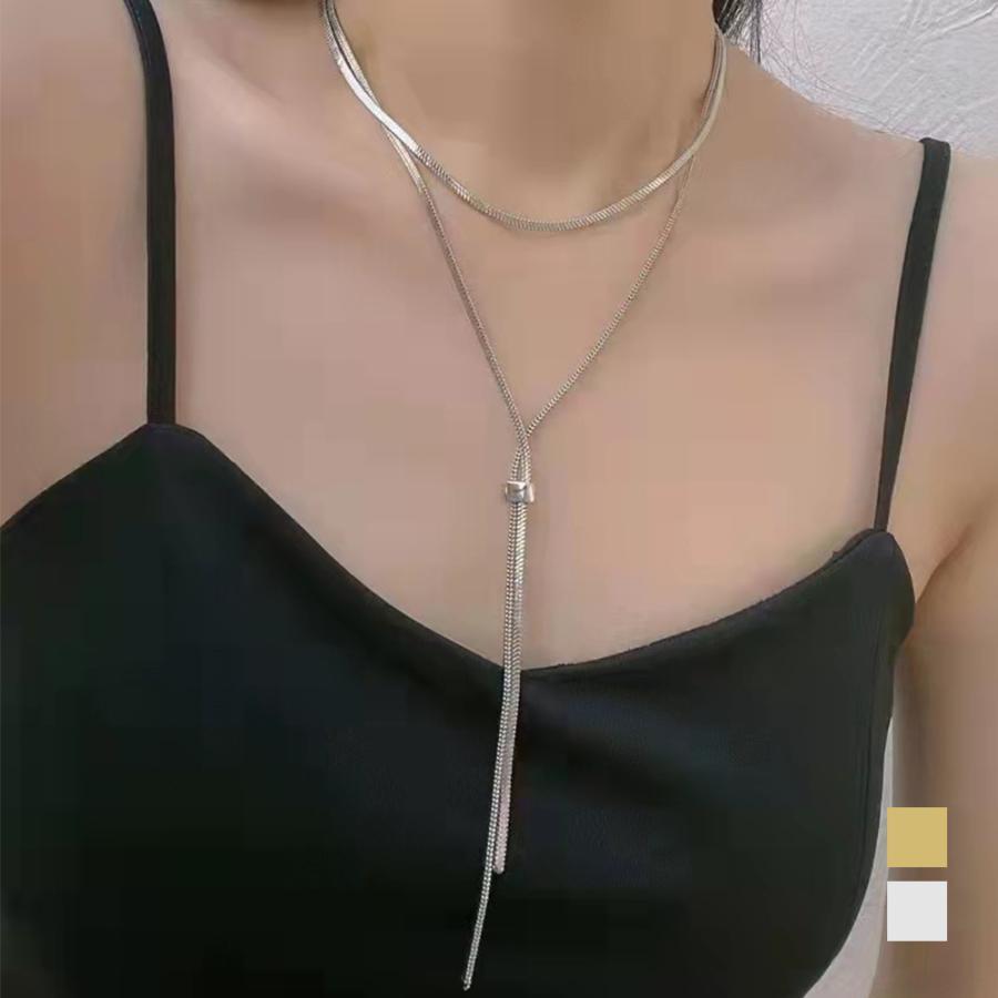 ロングネックレス レディース ラリエット【ゆうパケット可】