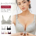ブラジャー フロントホック ノンワイヤー レディース ブラジャー 脇高 美胸 ブラジャー レース ノンワイヤー 下着 ノンワイヤーブラ 下着 ブラジャー(4)