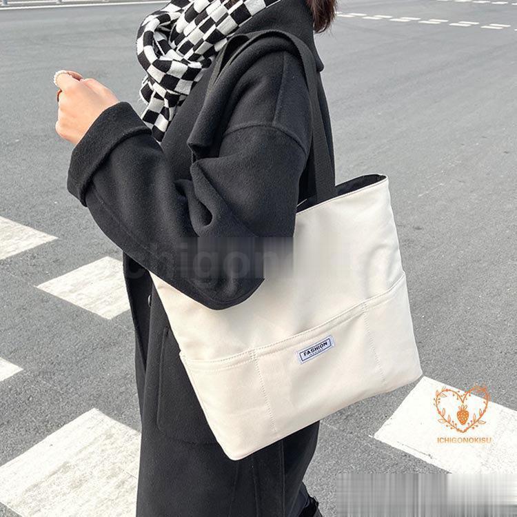 トートバッグ レディース 春夏 キャンパスバッグ かばん トートバッグ 肩掛けバッグ 韓国風 A4対応 PC..