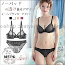 ブラジャー ノンパッド ブラジャー ショーツセット 下着女性 下着 ノンパテッド ブラジャー い下着 透け感 上下セット