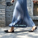ロング 春 夏 スカート フレア レディース ロングスカート トレンド 体型カバー シフォン マキシ丈 ガーリー フェミニン カジュアル コーデ