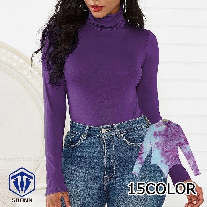 カットソー ボディースーツ ジャンプスーツ レディース 女性 女子 女の子 トップス タートルネック シ..