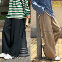ワイドパンツ メンズ レディース ルーズパンツ バギーパンツ ボトムス ウェストゴム 男女兼用 春夏 10代 20代 30代