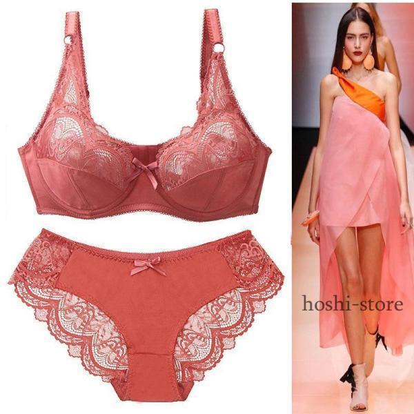 ブラジャー ショーツ セット レディース 下着ブラショーツ 上下セット 女性 大きいサイズ Eカップ プレゼント レース バストアップ【カラー】ホワイト、ベージュ、オレンジレッド、グリーン、パープル、ブラック………………………………………………※ストラップ取り外し：不可※ストラップ長さ調節：可※カップ仕様：3/4カップ※ワイヤー：有り※ホック：3段3列※ブラ＋ショーツの2点セット………………………………………………【サイズ：ブラ/ショーツ】75B/M 75C/M 75D/M 75E/M80B/L 80C/L 80D/L 80E/L85B/XL 85C/XL 85D/XL 85E/XL90B/2XL 90C/2XL 90D/2XL 90E/2XL95B/3XL 95C/3XL 95D/3XL 95E/3XL100/4XL 100C/4XL 100D/4XL 100E/4XL【素材】ポリアミド、ナイロン、その他