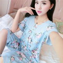 花柄ルームウェア パジャマ 夏半袖 上品 レディース 2点セット花柄2点セット 春夏秋 キャミソール ナイトウェア パンツ 寝間着 部屋着
