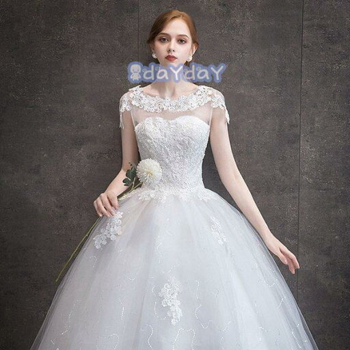 ウェディングドレス 結婚式 二次会 ホワイト 花嫁 ウェディング プリンセスドレス 白ドレス ロングドレス 披露宴 編み上げ ウェディングドレス 結婚式 二次会 ホワイト 花嫁 ウェディング プリンセスドレス 白ドレス ロングドレス 披露宴 編み上げ