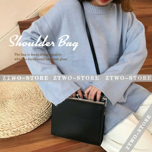 ショルダーバッグ レディース PU レザー バッグ 鞄 カバン がま口 肩掛け お洒落 クラシック ショルダーバッグ レディース PU レザー バッグ 鞄 カバン がま口 肩掛け お洒落 クラシック