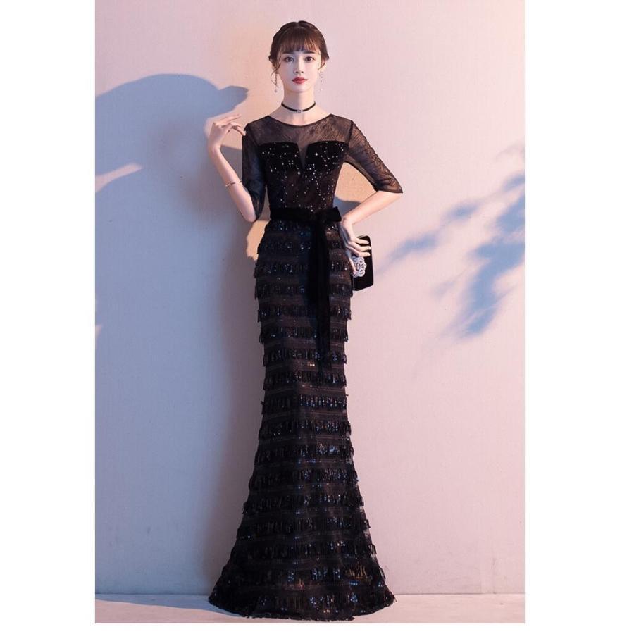 袖あり マーメイドドレス ウエディングドレス ナイトドレス ロング丈ドレス パーディードレス ピアノ ..