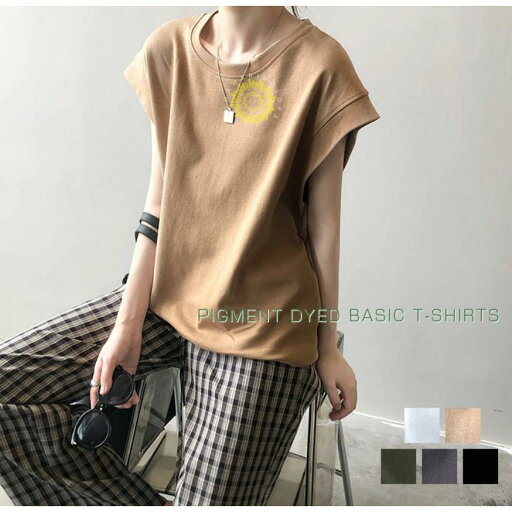 Tシャツ 半袖 レディース トップス 綿 ヘビーウェイト 春 夏 シンプル プルオーバー 半袖tシャツ シンプル ゆったり クルーネック フレンチ カジュアル オフィス Tシャツ 半袖 レディース トップス 綿 ヘビーウェイト 春 夏 シンプル プルオーバー 半袖tシャツ シンプル ゆったり クルーネック フレンチ カジュアル オフィス